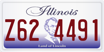 IL license plate Z624491