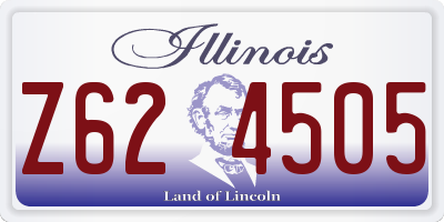 IL license plate Z624505