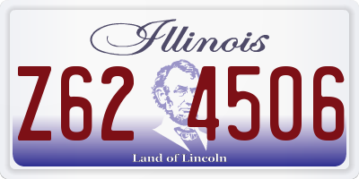 IL license plate Z624506