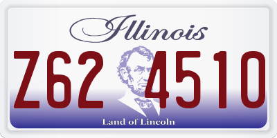 IL license plate Z624510