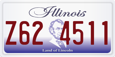 IL license plate Z624511