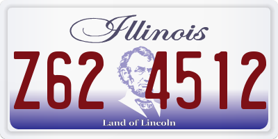 IL license plate Z624512