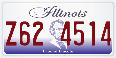 IL license plate Z624514