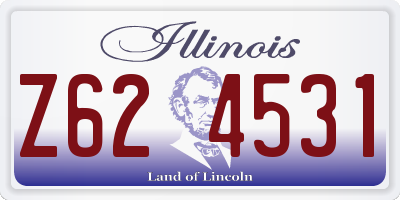IL license plate Z624531