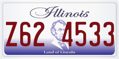 IL license plate Z624533