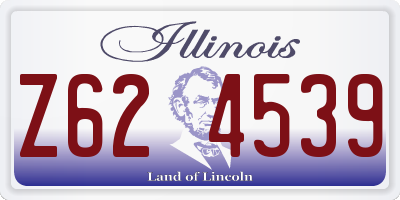 IL license plate Z624539