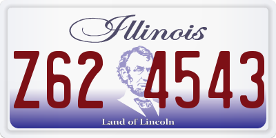 IL license plate Z624543