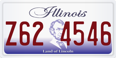IL license plate Z624546