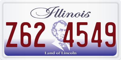 IL license plate Z624549