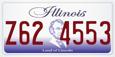 IL license plate Z624553