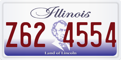 IL license plate Z624554