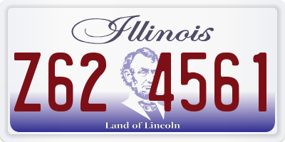 IL license plate Z624561