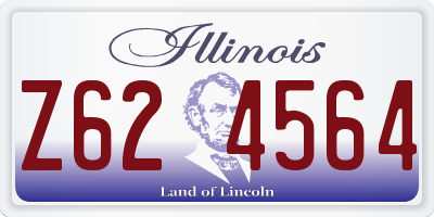 IL license plate Z624564