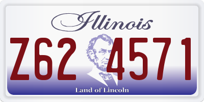 IL license plate Z624571