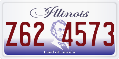 IL license plate Z624573