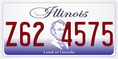 IL license plate Z624575