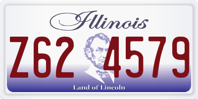 IL license plate Z624579