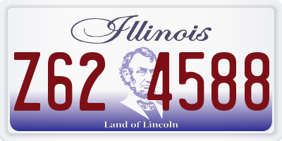 IL license plate Z624588