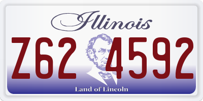 IL license plate Z624592
