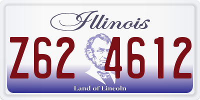 IL license plate Z624612