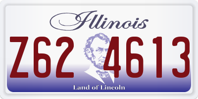 IL license plate Z624613