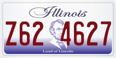 IL license plate Z624627
