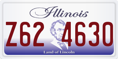 IL license plate Z624630