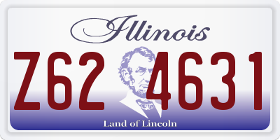 IL license plate Z624631