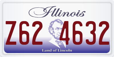 IL license plate Z624632
