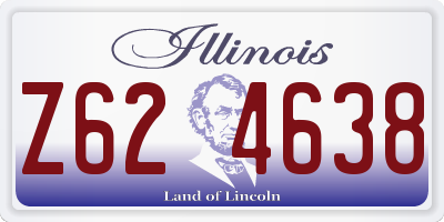 IL license plate Z624638