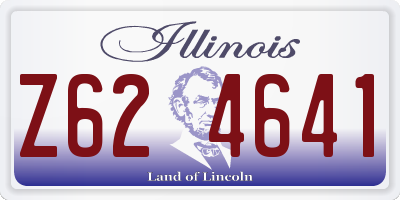 IL license plate Z624641