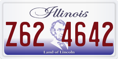 IL license plate Z624642