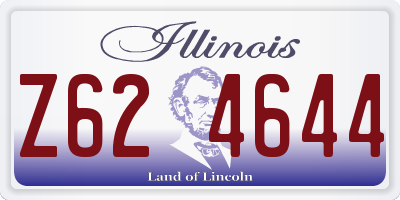 IL license plate Z624644