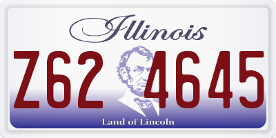 IL license plate Z624645