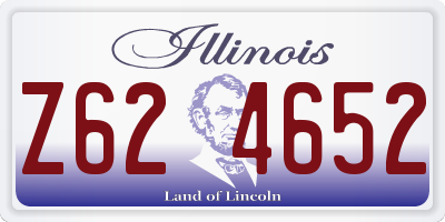IL license plate Z624652