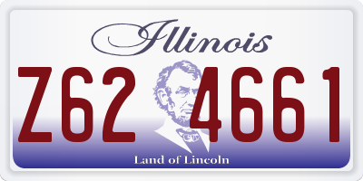 IL license plate Z624661