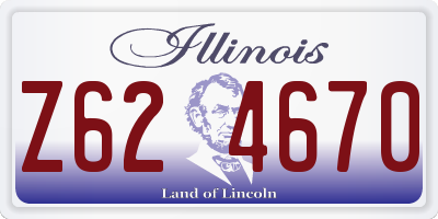 IL license plate Z624670