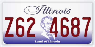 IL license plate Z624687