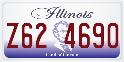 IL license plate Z624690