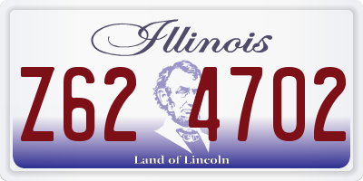 IL license plate Z624702