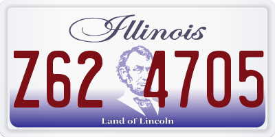 IL license plate Z624705