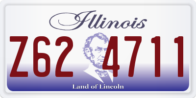 IL license plate Z624711