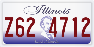 IL license plate Z624712