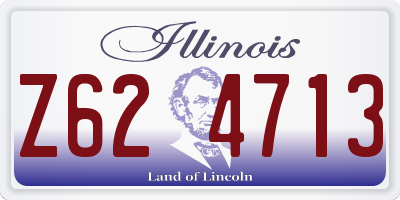 IL license plate Z624713