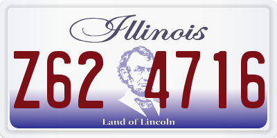 IL license plate Z624716