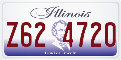 IL license plate Z624720