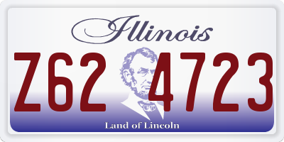 IL license plate Z624723