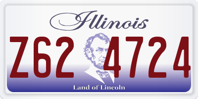 IL license plate Z624724