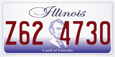 IL license plate Z624730