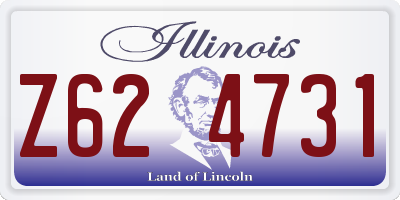 IL license plate Z624731